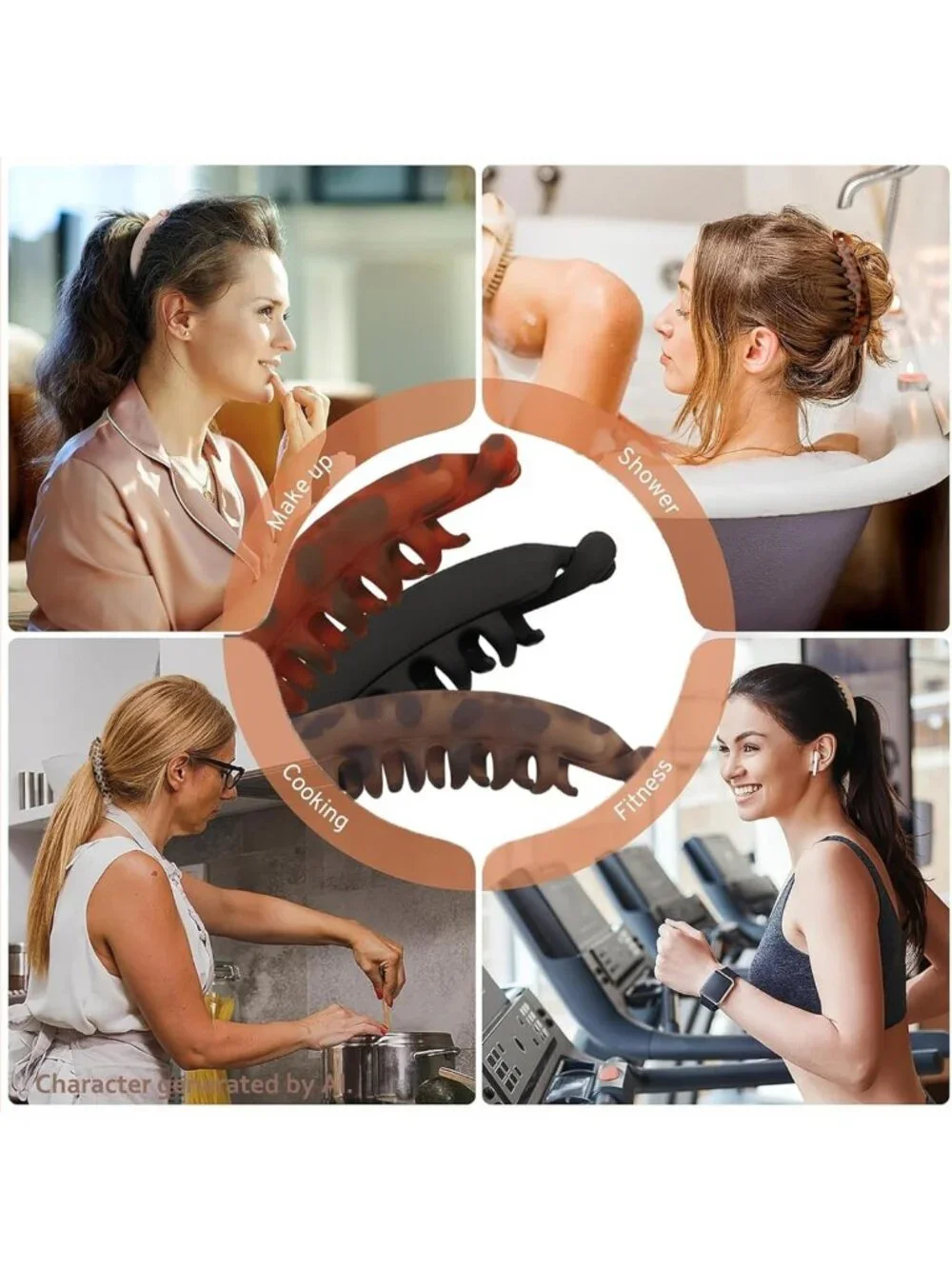Retro Banana Clip for Effortless French Styling - Perfect for 3-4.5